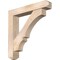 Ekena Millwork Balboa Craftsman Smooth Bracket w/ Offset Brace, Douglas Fir, 7 1/2"W x 42"D x 42"H BKT0806X42X42BOA04SDF - alternate 1